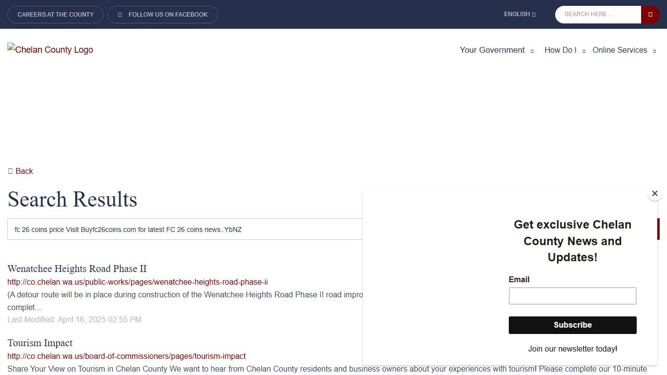 County of Chelan, Washington